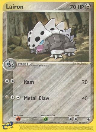 Lairon - 36/109/109 Ruby and Sapphire - Uncommon
