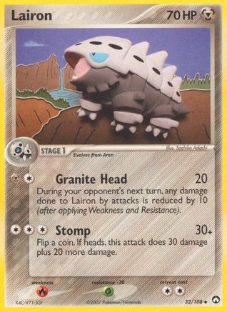 Lairon 032 - Reverse Holofoil Power Keepers - Uncommon
