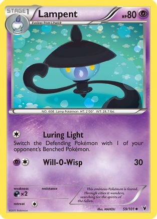 Lampent - Reverse Holofoil Noble Victories - Uncommon