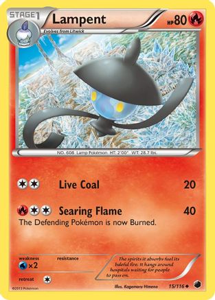 Lampent - Reverse Holofoil Plasma Freeze - Uncommon