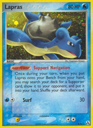 Lapras - Reverse Holofoil Legend Maker - Holo Rare