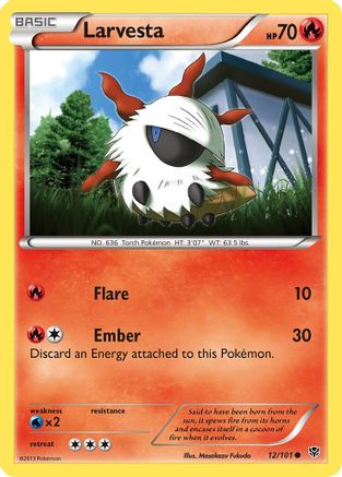Larvesta - Reverse Holofoil Plasma Blast - Common