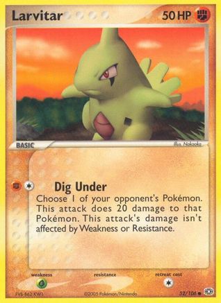 Larvitar Emerald - Common