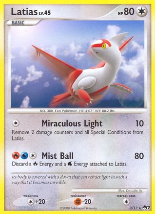 Latias - Holofoil POP Series 7 - Rare