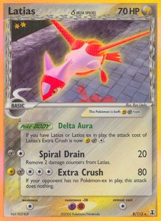 Latias (Delta Species) 008 - Holofoil Delta Species - Holo Rare