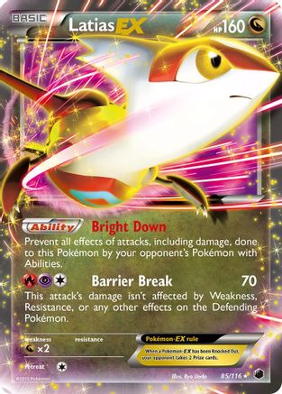 Latias EX - Holofoil Plasma Freeze - Ultra Rare