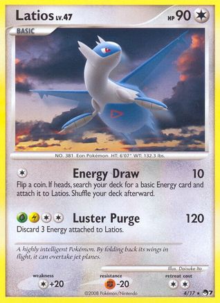 Latios - Holofoil POP Series 7 - Rare