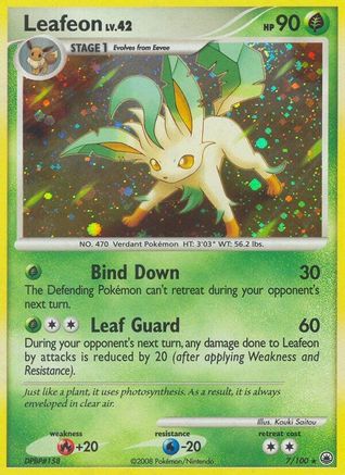 Leafeon (7) - Reverse Holofoil Majestic Dawn - Holo Rare