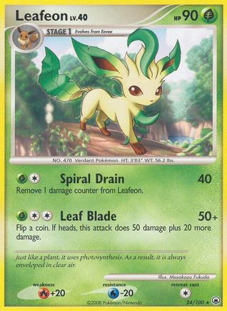 Leafeon (24) Majestic Dawn - Rare