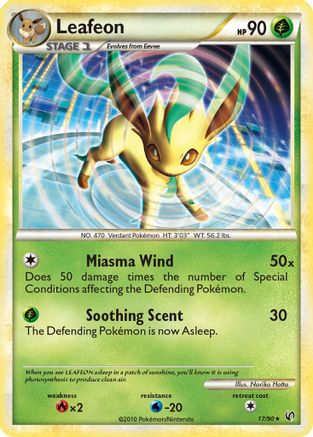 Leafeon Undaunted - Rare