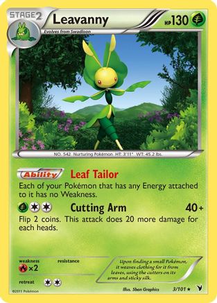 Leavanny - Holofoil Noble Victories - Holo Rare