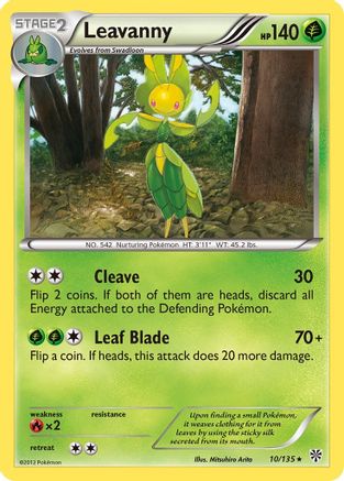 Leavanny - Reverse Holofoil Plasma Storm - Rare