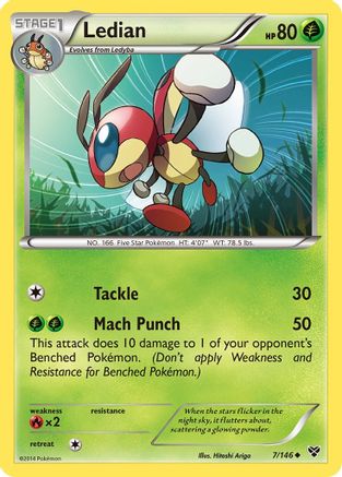 Ledian XY Base Set - Uncommon