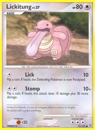 Lickitung Secret Wonders - Common