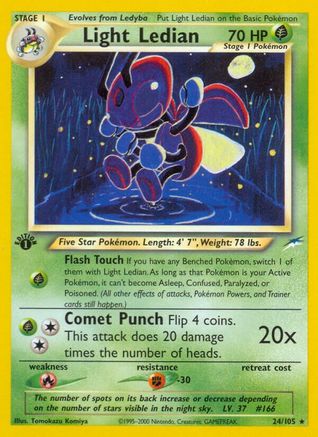 Light Ledian - 1st Edition Neo Destiny - Rare