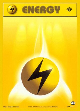 Lightning Energy 109 - 1st Edition Neo Genesis - Common