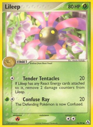 Lileep 056 - Reverse Holofoil Legend Maker - Common