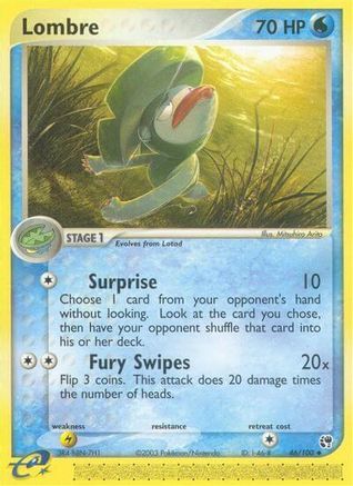 Lombre - 46/100/100 - Reverse Holofoil Sandstorm - Uncommon