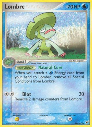 Lombre - 034/107/107 Deoxys - Uncommon
