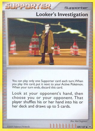 Looker's Investigation - Reverse Holofoil Platinum - Uncommon