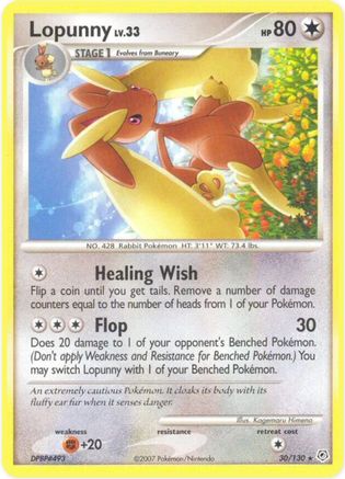 Lopunny - Reverse Holofoil Diamond and Pearl - Rare