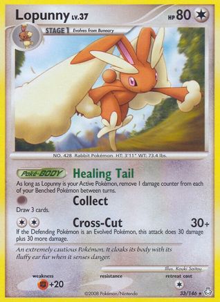 Lopunny - Reverse Holofoil Legends Awakened - Rare