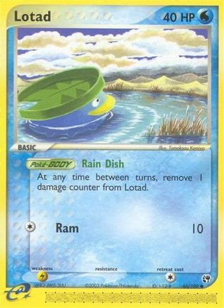 Lotad 066/100 - Reverse Holofoil Sandstorm - Common