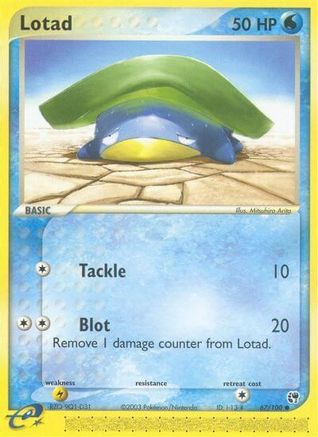 Lotad - 67/100/100 Sandstorm - Common