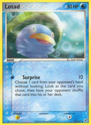 Lotad - 035/107/107 Deoxys - Uncommon
