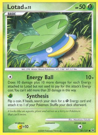 Lotad 081 Platinum - Common