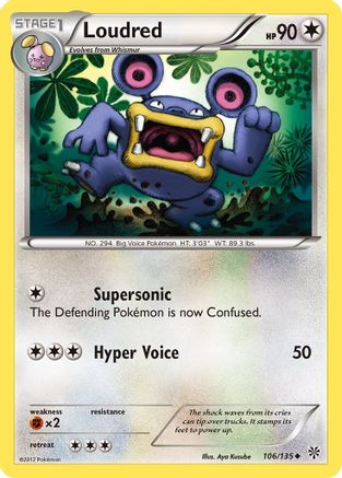 Loudred Plasma Storm - Uncommon