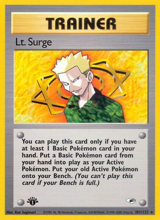 Lt. Surge (101) (101) 101 - Unlimited Gym Heroes - Rare