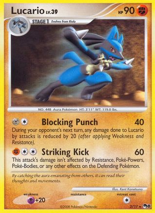 Lucario 002 POP Series 8 - Rare