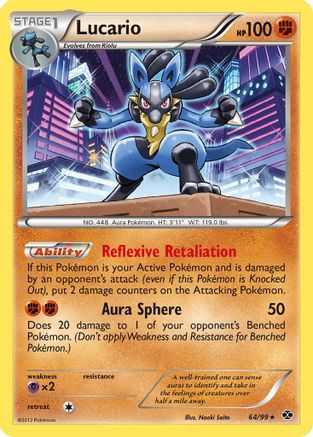 Lucario - Holofoil Next Destinies - Holo Rare