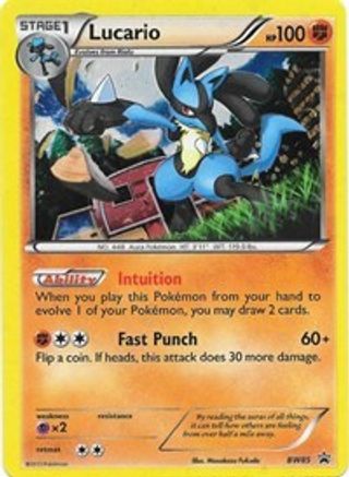 Lucario - BW85 - Holofoil Black and White Promos - Holo Rare