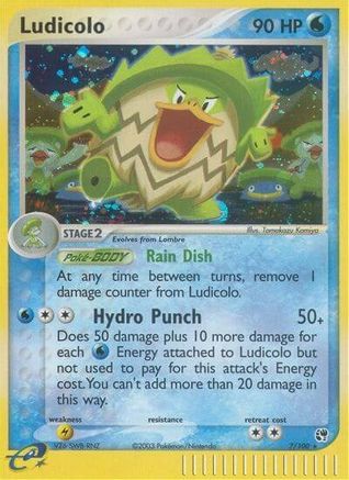 Ludicolo - Holofoil Sandstorm - Holo Rare