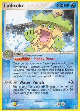 Ludicolo - 019/107/107 Deoxys - Rare