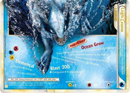 Lugia Legend (Bottom) 114 - Holofoil HeartGold SoulSilver - Ultra Rare