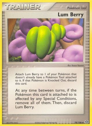 Lum Berry - Reverse Holofoil Emerald - Uncommon
