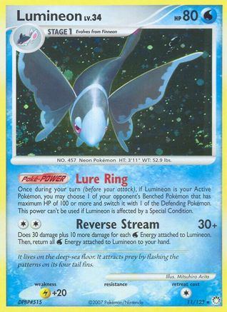 Lumineon - Holofoil Mysterious Treasures - Holo Rare