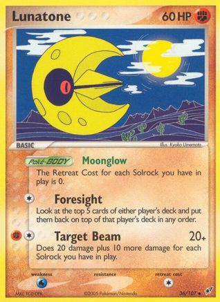 Lunatone Deoxys - Uncommon