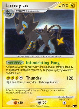 Luxray - Holofoil POP Series 8 - Rare