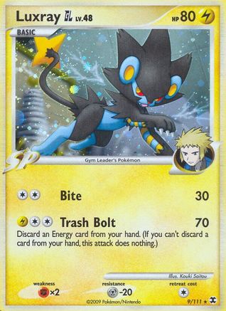 Luxray GL - Reverse Holofoil Rising Rivals - Holo Rare