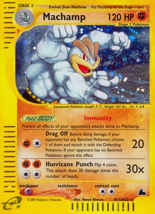 Machamp (H15) - Holofoil Skyridge - Holo Rare