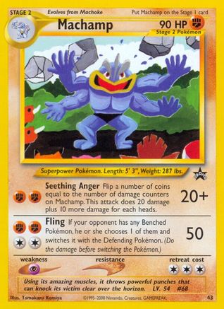 Machamp 043 WoTC Promo - Promo