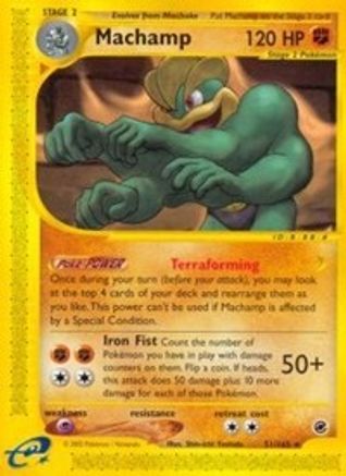 Machamp (51) - Reverse Holofoil Expedition - Rare