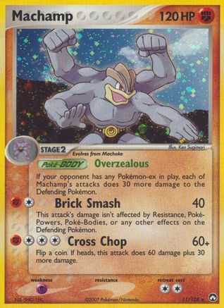 Machamp 011/108 - Holofoil Power Keepers - Holo Rare