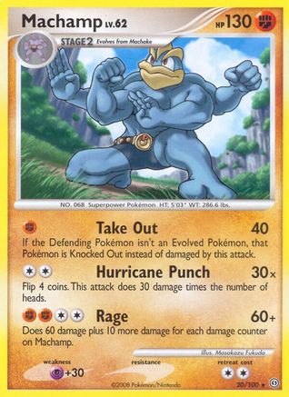 Machamp - Reverse Holofoil Stormfront - Rare
