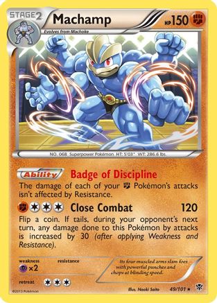 Machamp (49) (49) 049/101 - Holofoil Plasma Blast - Holo Rare