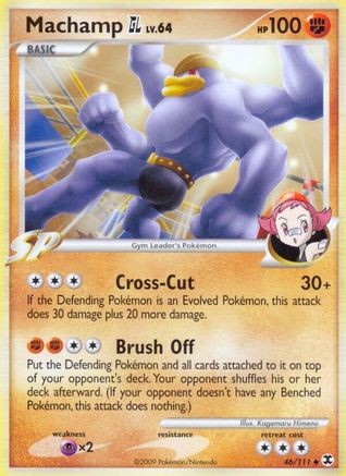 Machamp GL 046 - Reverse Holofoil Rising Rivals - Uncommon
